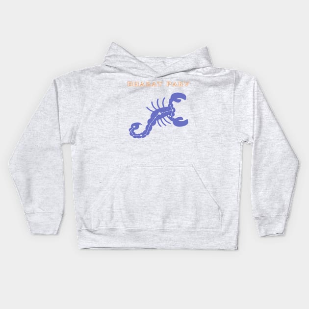 Bharat Parv - Scorpio Kids Hoodie by Bharat Parv